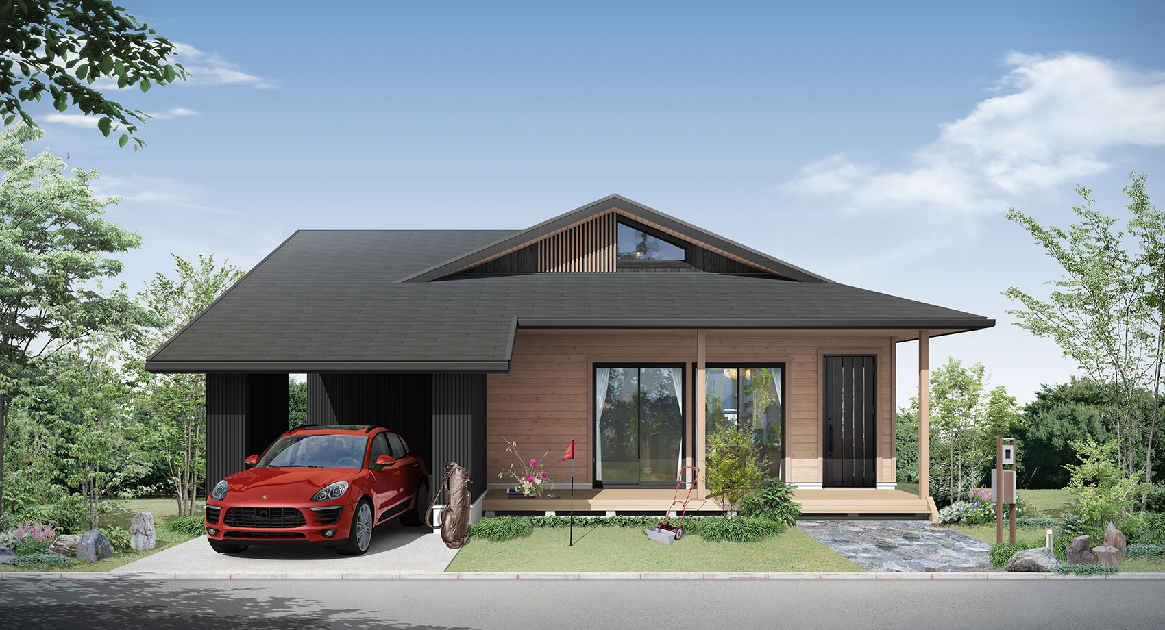 BERE BUILT-IN GARAGE