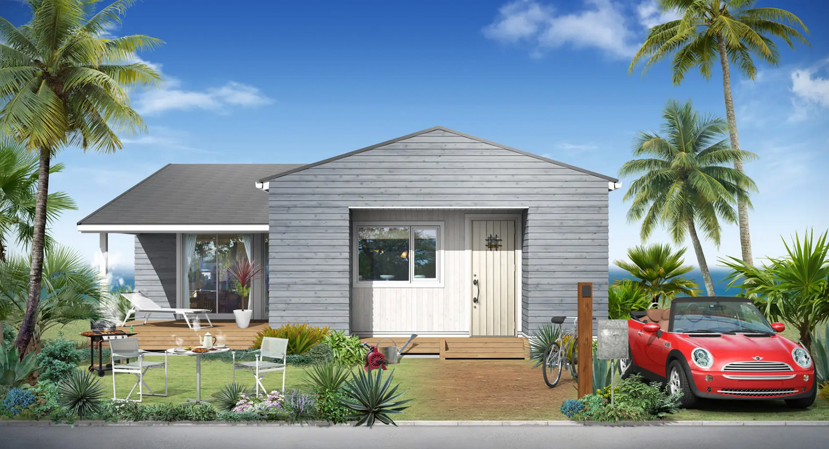 BERE BUILT-IN GARAGE