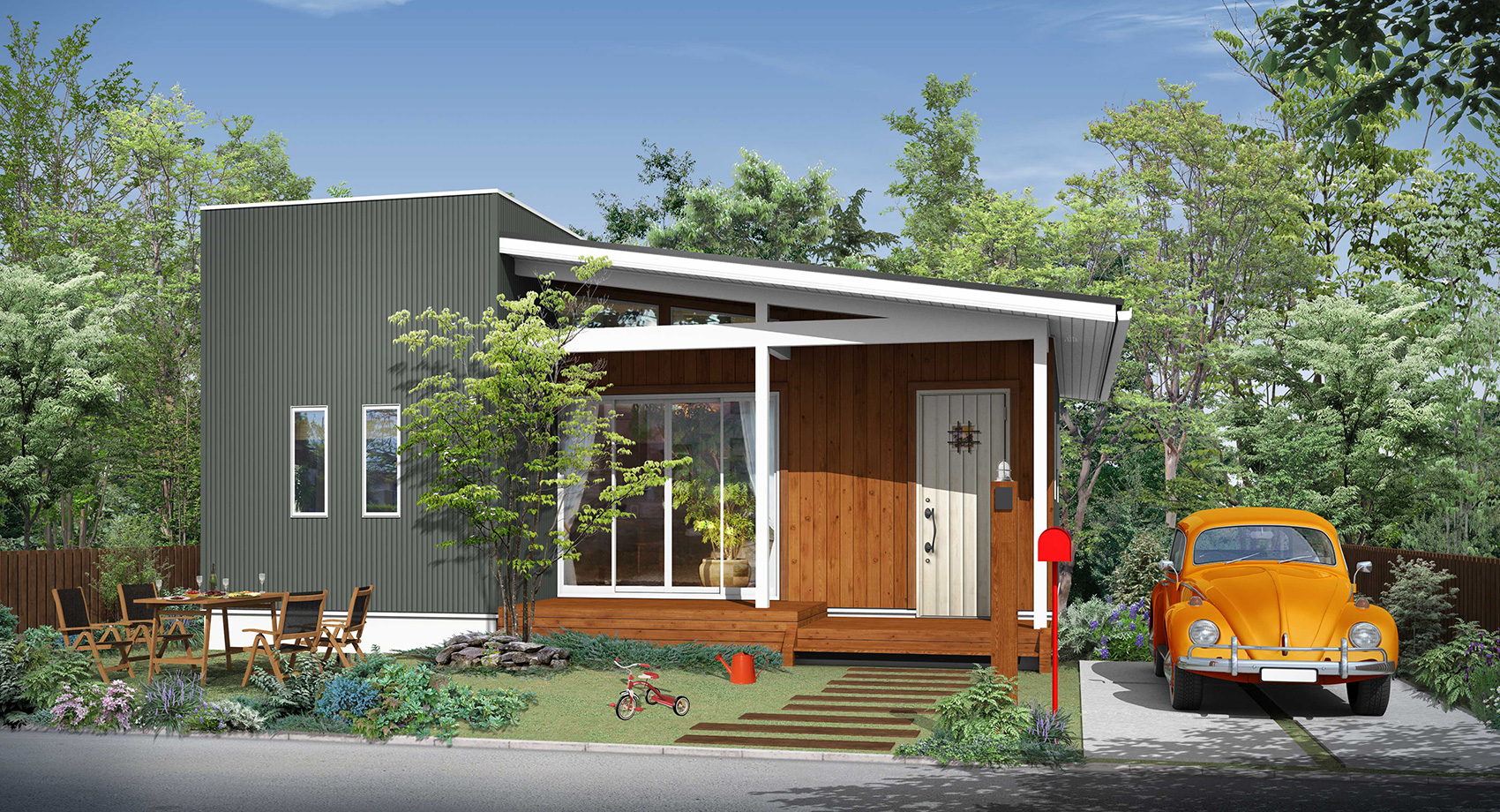 BERE BUILT-IN GARAGE